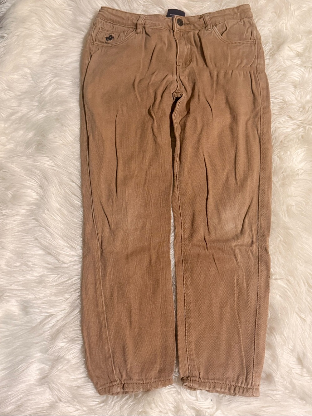 Beverly Hills Polo Club Men's Tan Chinos - Casual Straight Fit